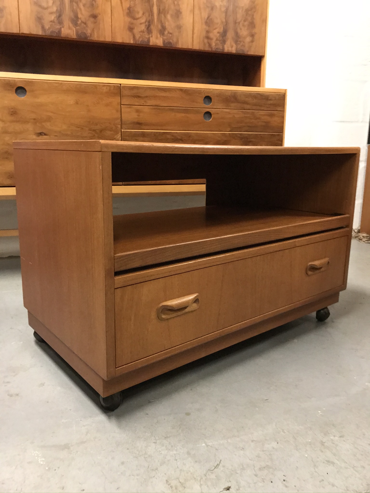 Retro 1970s G PLAN Media / Hifi / TV Unit Pavement Vintage