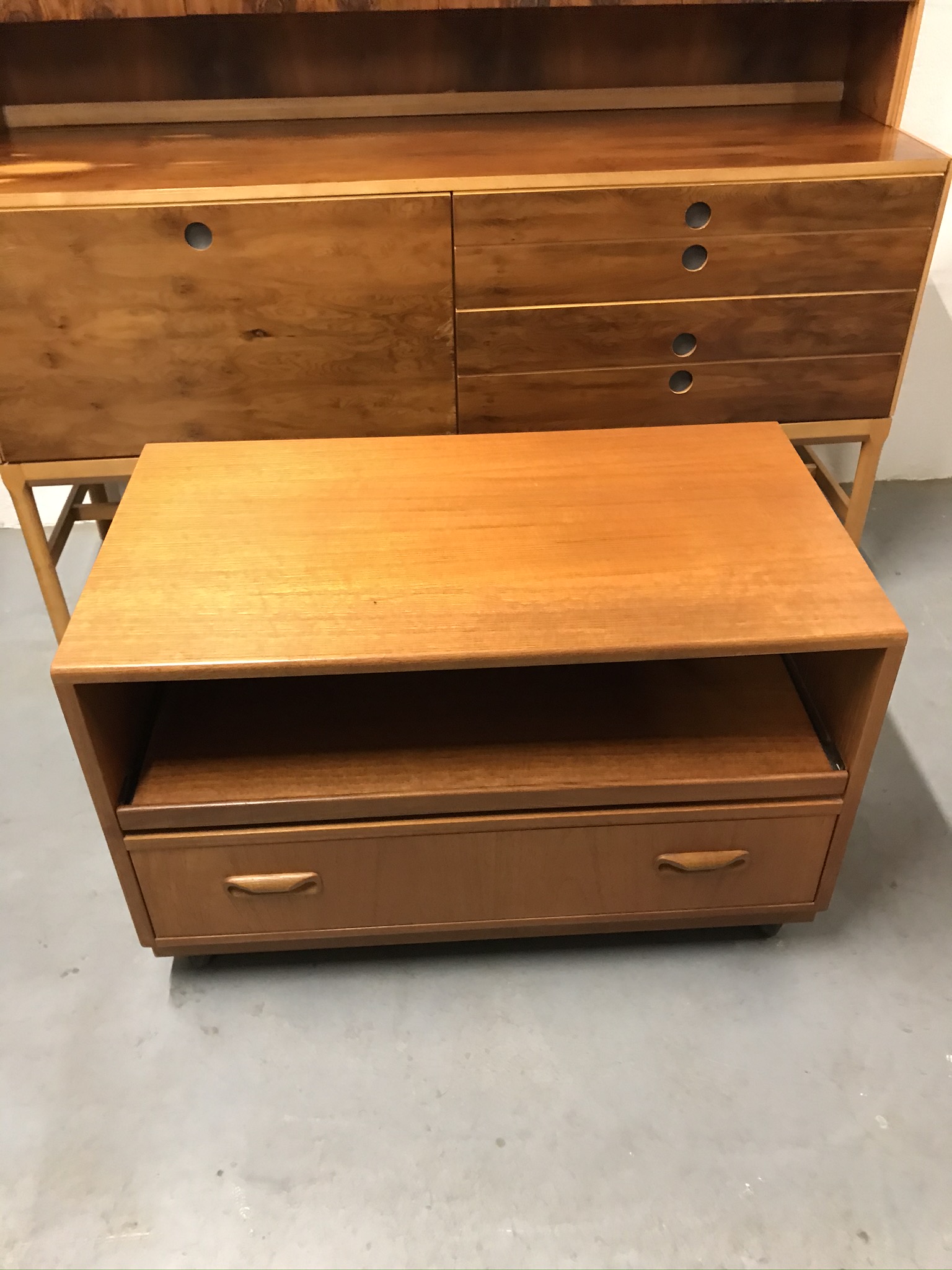 Retro 1970s G PLAN Media / Hifi / TV Unit Pavement Vintage