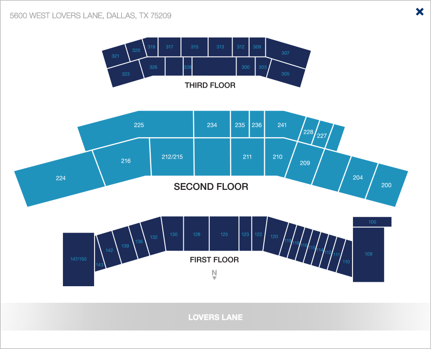 The Pavilion on Lovers Lane Stores