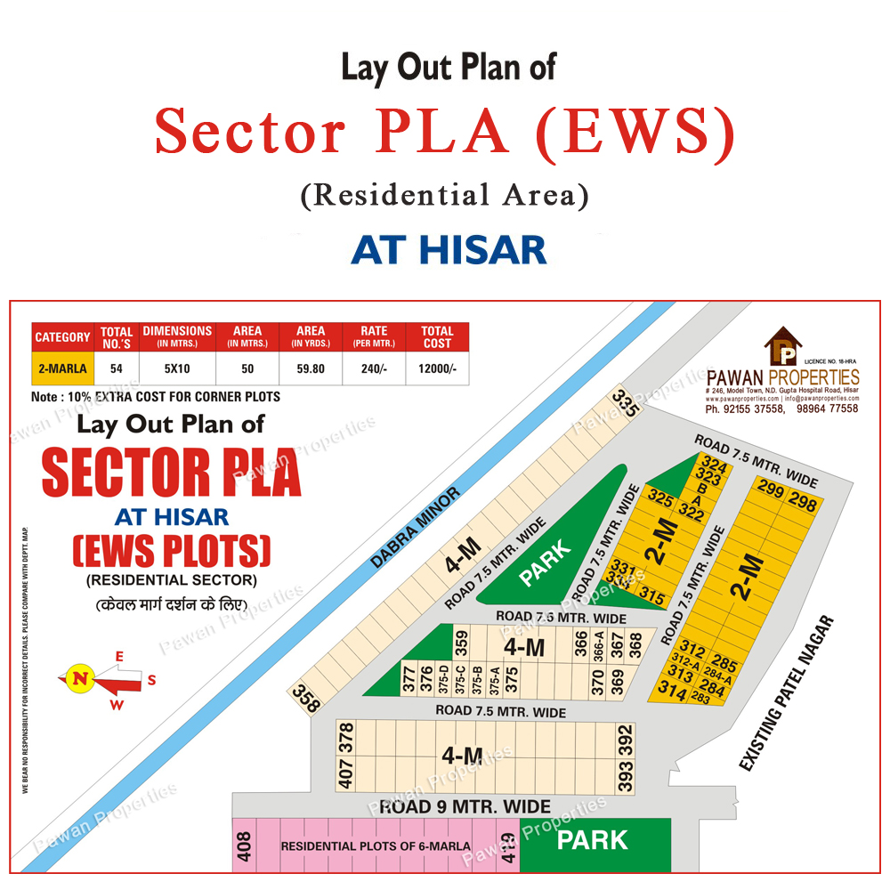 PLA Housing (EWS) Best Property Dealer in Hisar