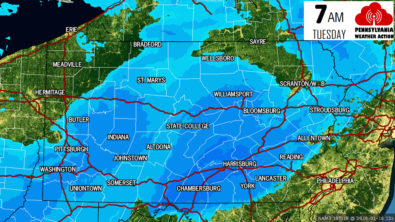 Snowfall Totals and Timing for Tuesday’s Snowstorm Weather Action