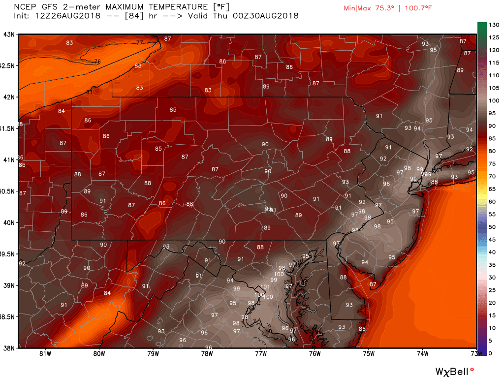 Heat Wave to Impact Pennsylvania this Week PA Weather Action