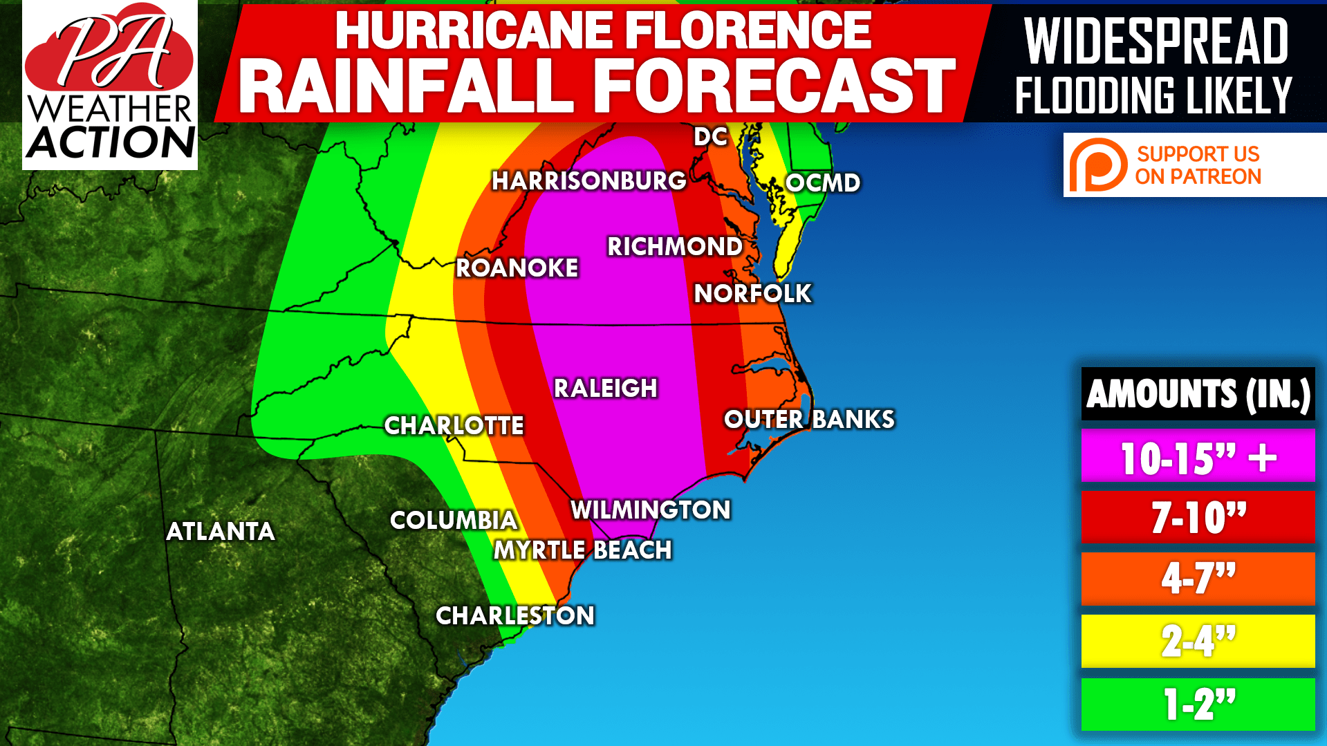 Major Hurricane Florence Will Have Catastrophic Impacts on East Coast