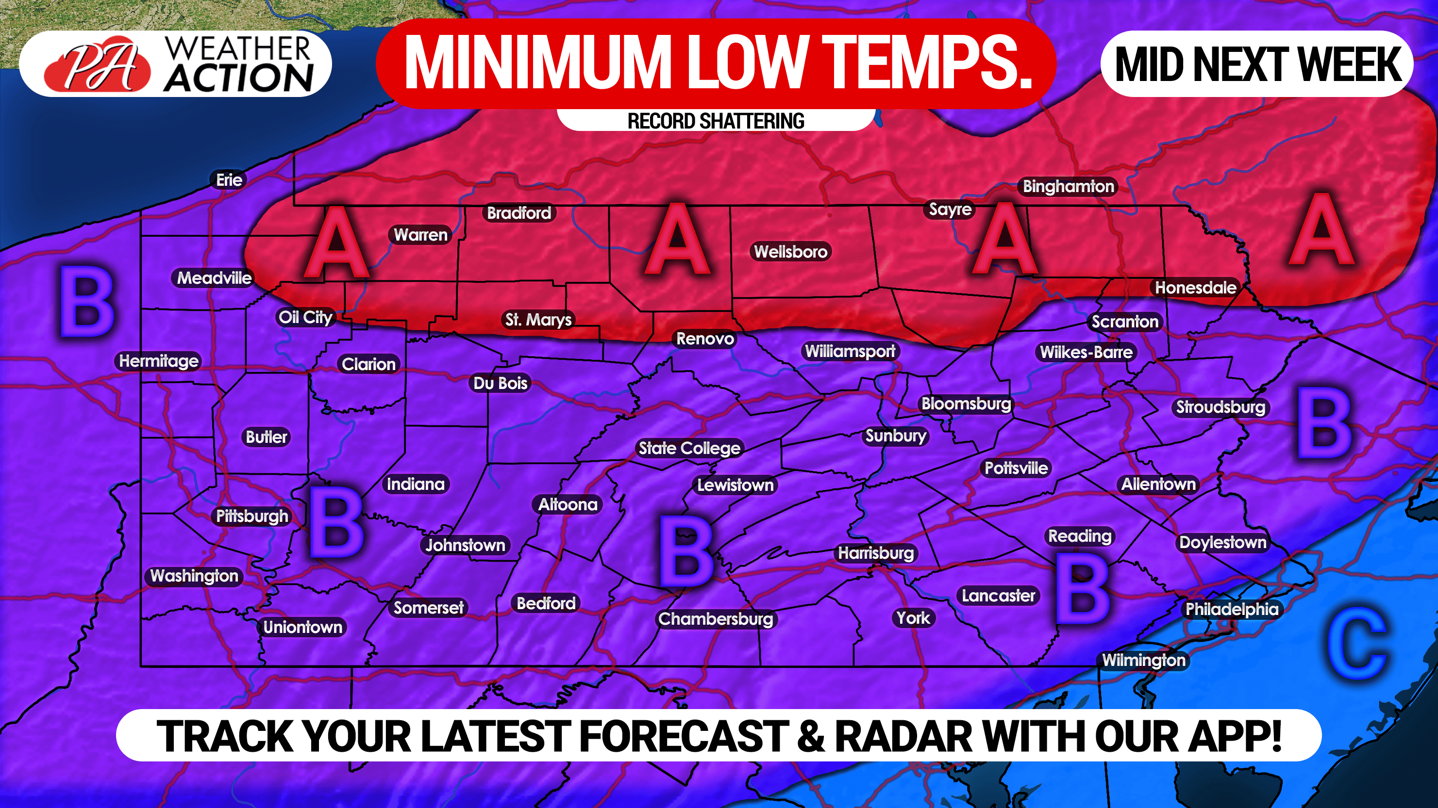RecordBreaking Frigid Temperatures Likely Next Week