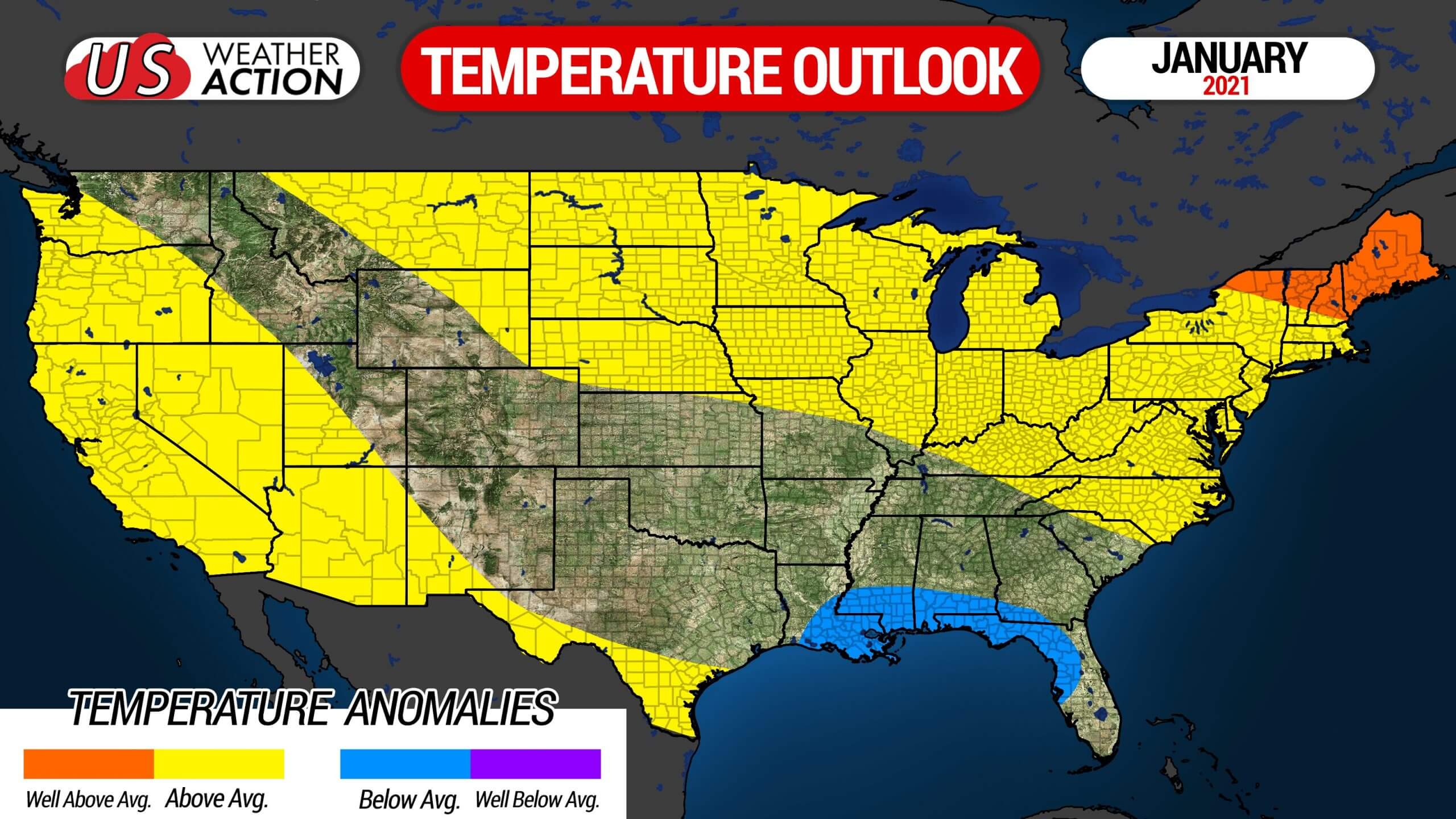 January 2021 Weather Outlook Growing Colder & Snowier PA Weather Action