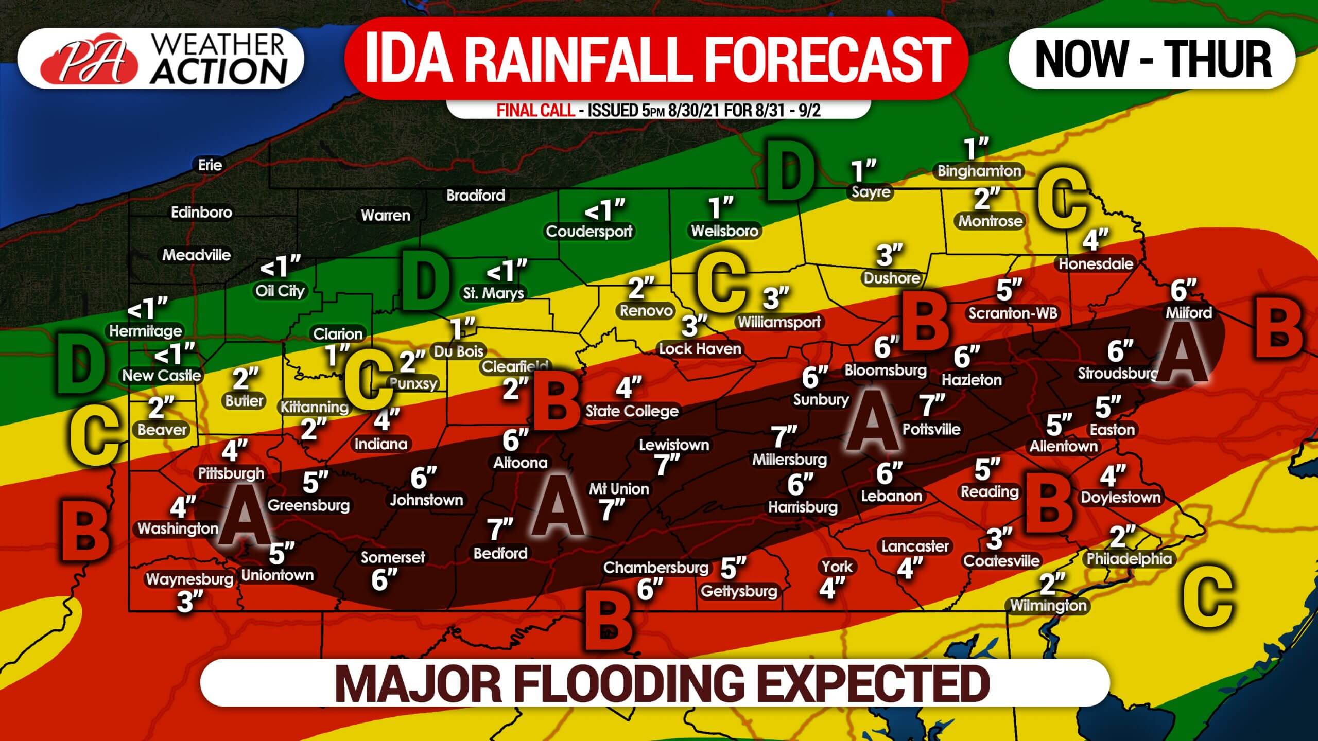 FINAL CALL RAINFALL FORECAST Major Flooding Imminent as Remnants of