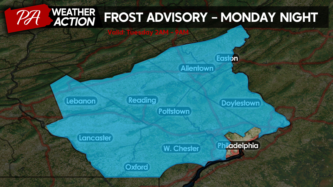 Late October Warm Up PA Weather Action