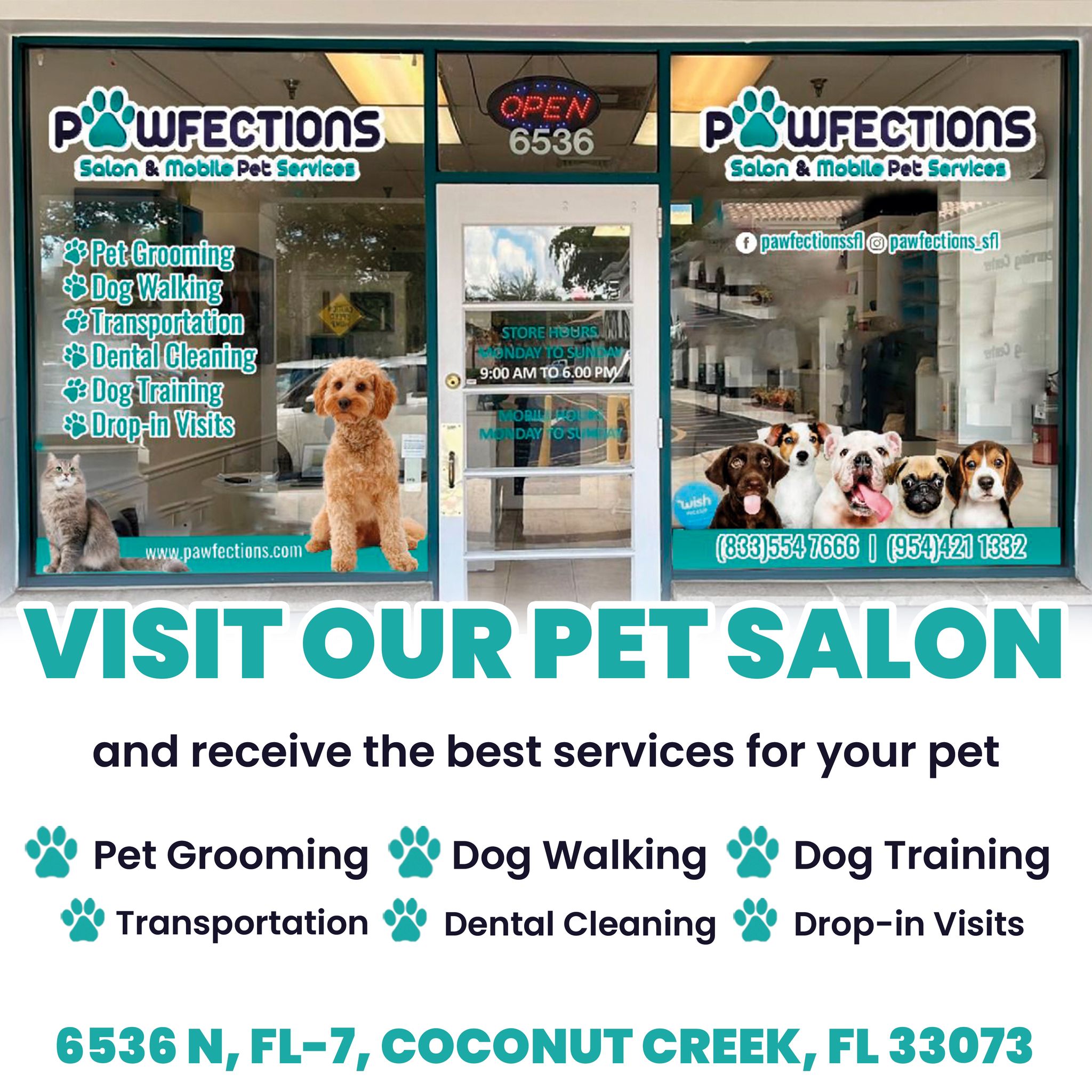 Pawfections Salon and mobile pet services