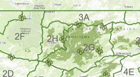 Pa State Game Lands Map Maps For You
