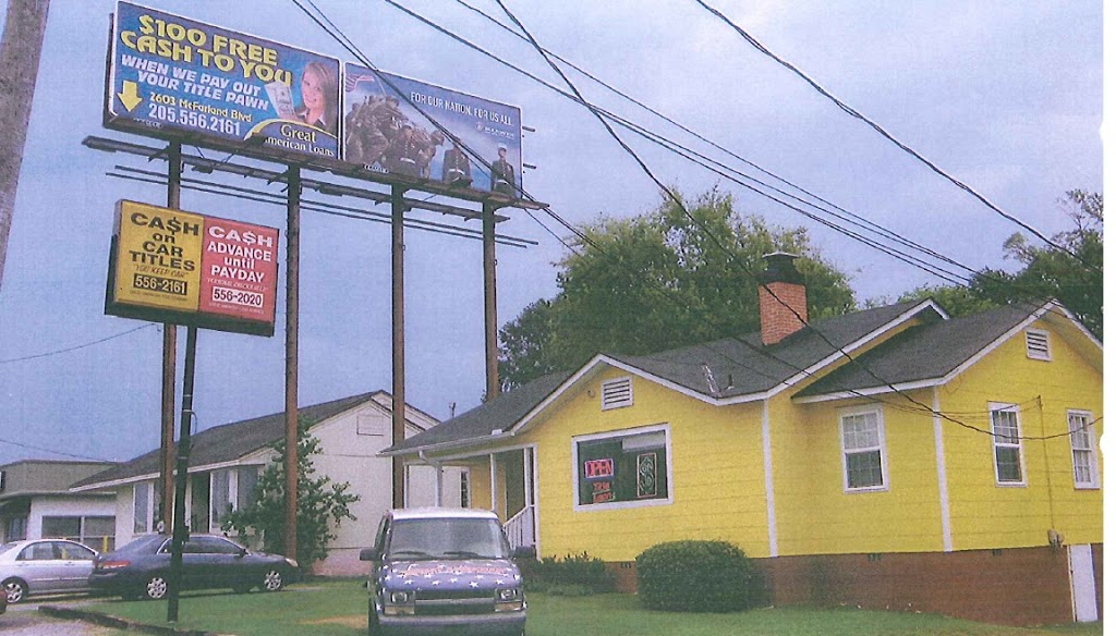 Great American Loans Pawn Shop in Tuscaloosa 2603 McFarland Blvd E