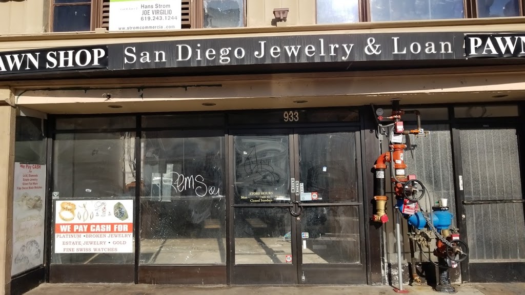 San Diego Jewelry & Loan Pawn Shop in San Diego 861 Sixth Ave 110