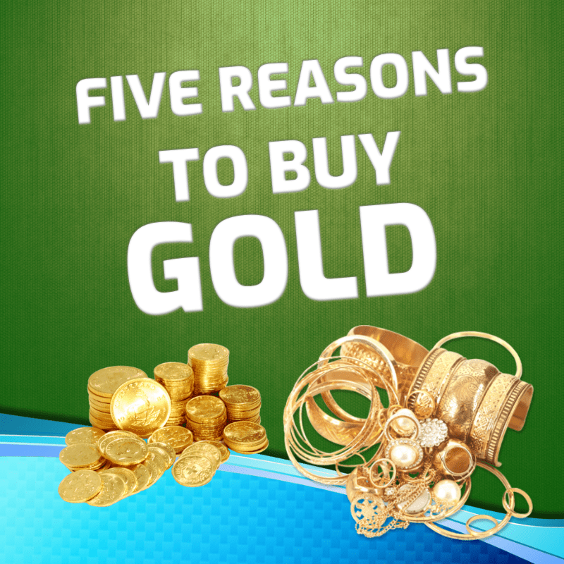 Fastcash's Five Reasons To Buy Gold & Silver Fashcash Pawn & Checkcashers