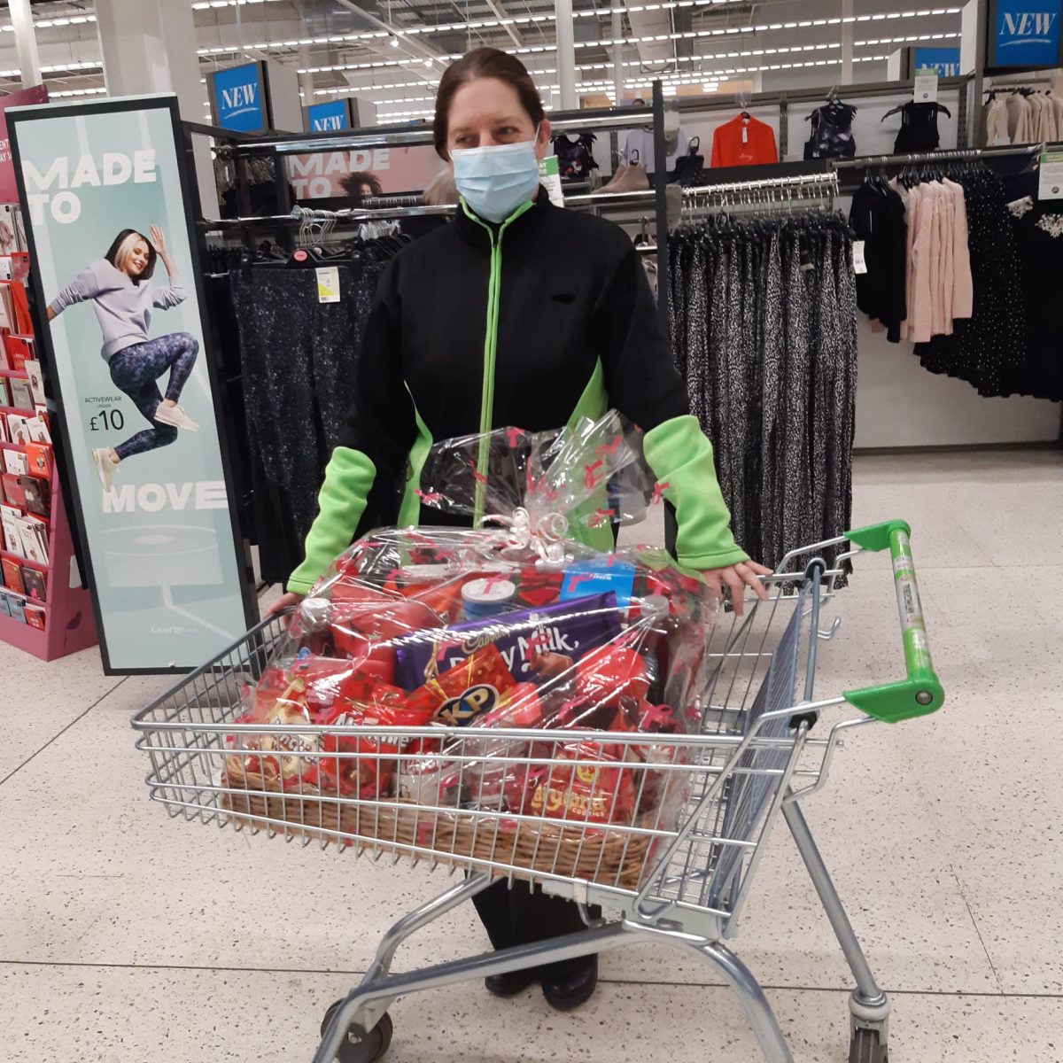 Thankyou to Asda Rugby for the Valentines Hamper Pawprints Dog Rescue