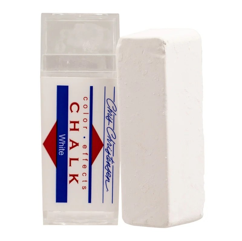 White Chalk Block Paw Products