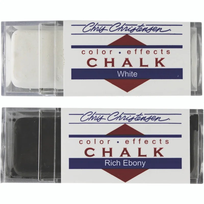White Chalk Block Paw Products