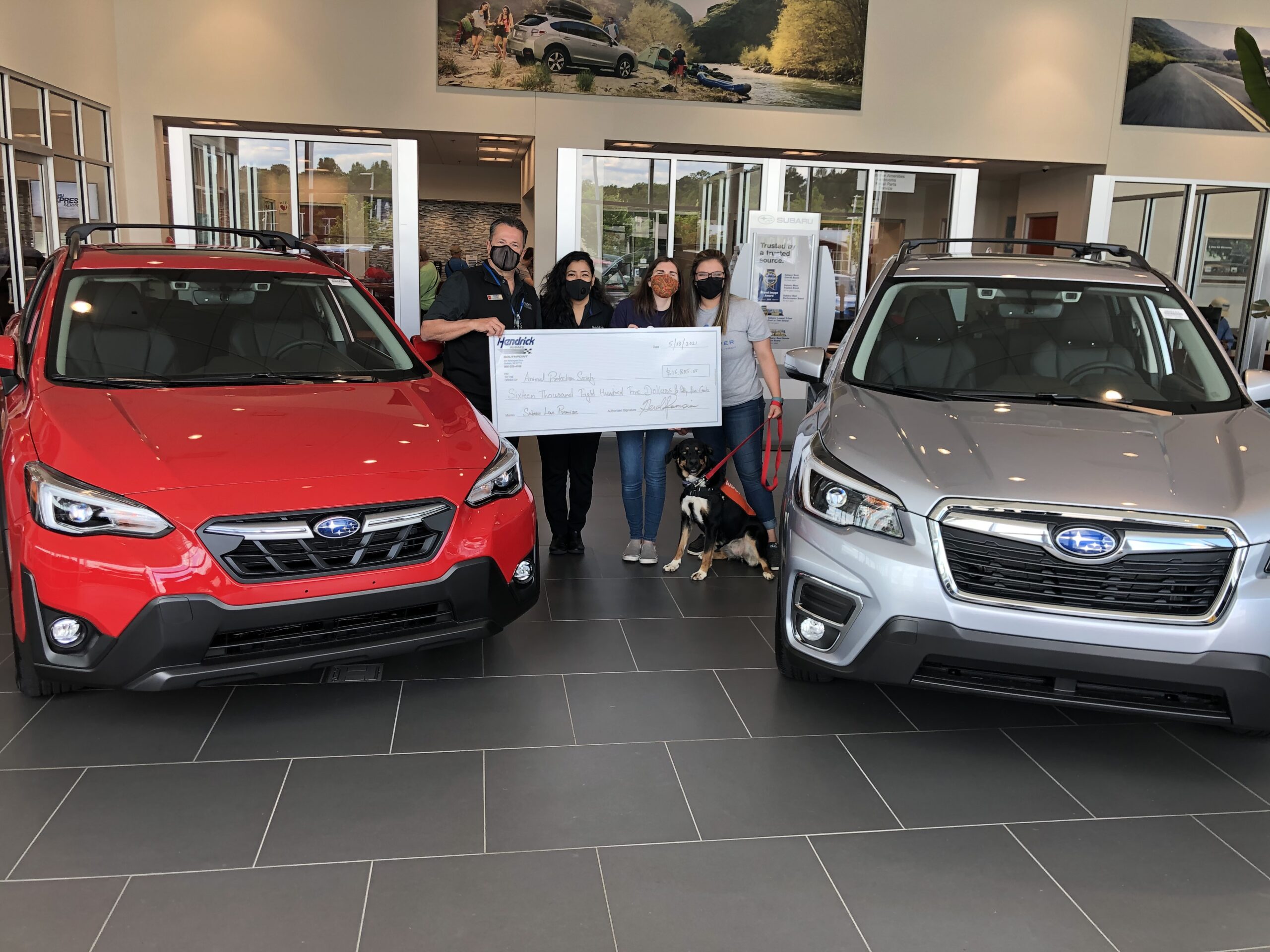 Hendrick Subaru Southpoint Saves Pets! Paws4ever