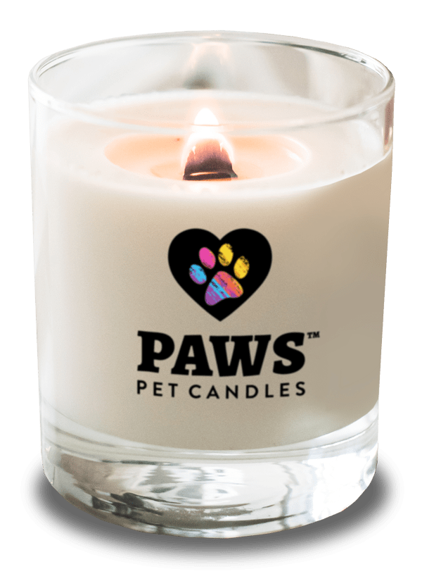 Paws Pet Candles Stop pet odors in their tracks!