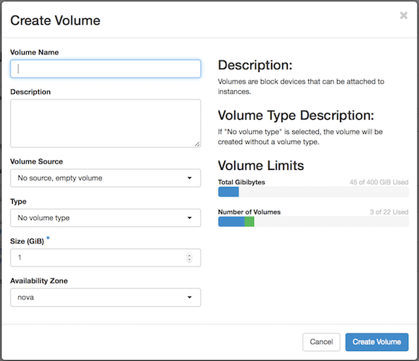 Using Nimbus Cloud computing at Pawsey Attaching volume storage