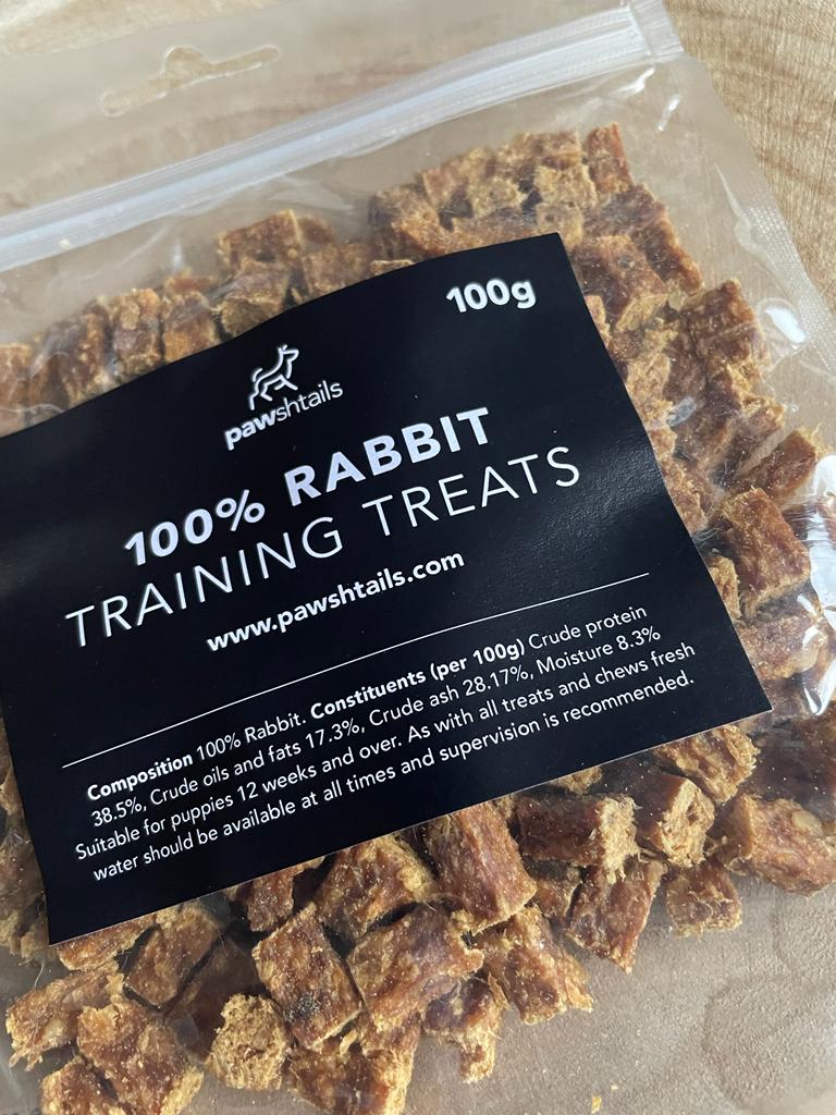 Rabbit Training Treats Sustainably Sourced Pawshtails UK