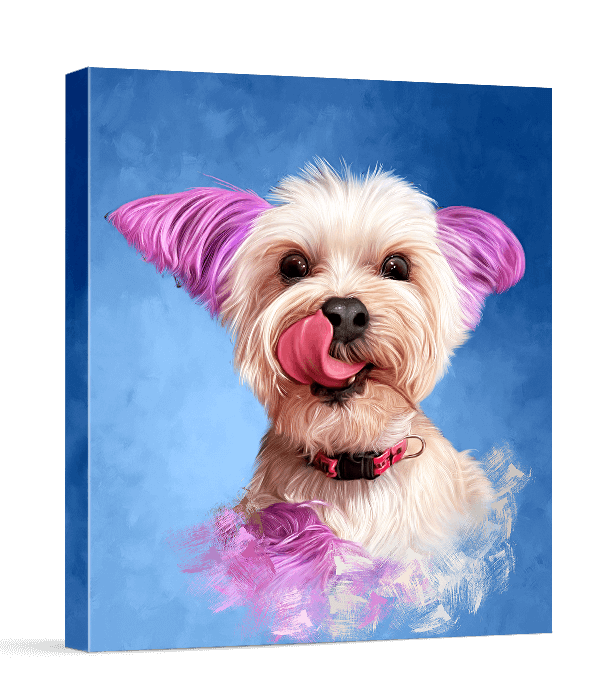 Custom Dog Portrait Painting Best Portraits for Dog at Pawstro