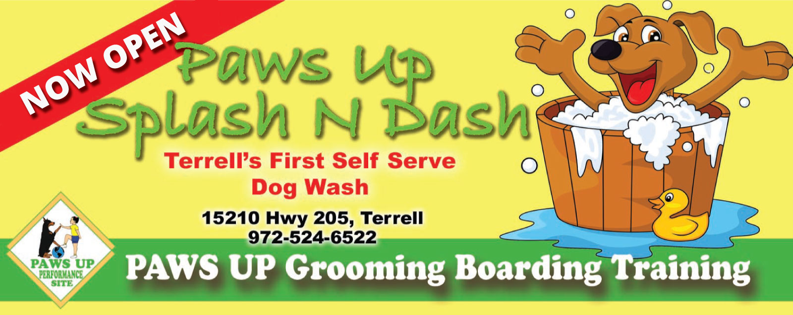 SplashNDash Paws Up Performance Site