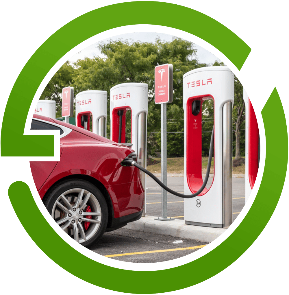 Tesla Electric Car Charging Stations