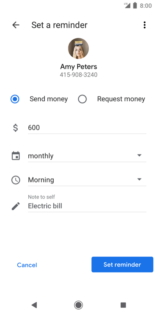 Google Pay Instantly send and request money