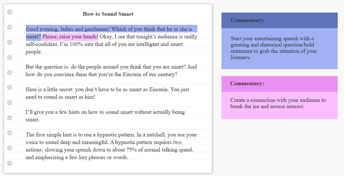How to Write an Entertaining Speech Guide, Tips, and Example