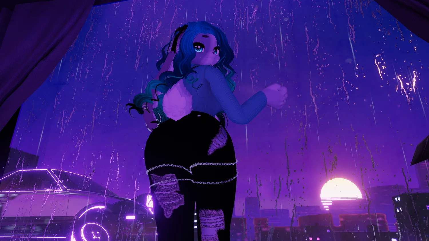 Emmie The Punk Bunny (3.0 Vrchat Avatars) Quest Version Included! Payhip