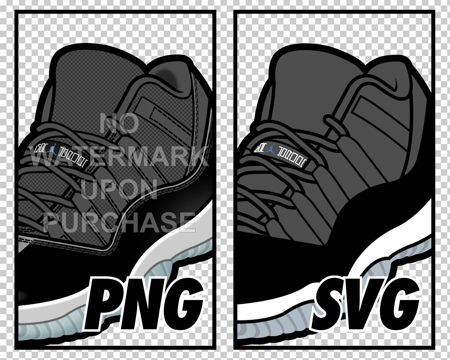 How To Draw Air Jordan 11 Low