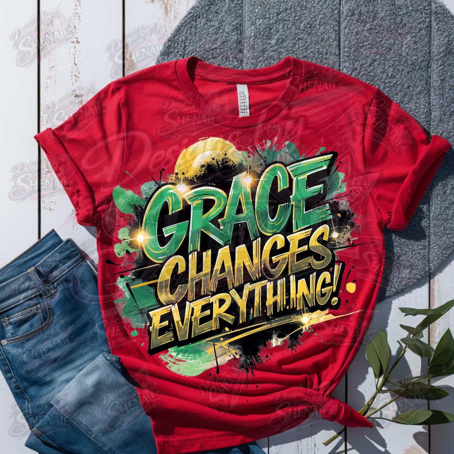 Grace Changes Everything Png Bold Faith Typography Design Payhip