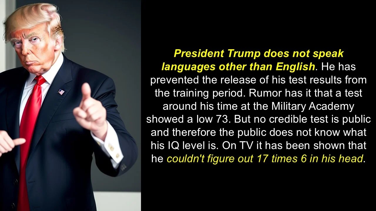 Donald Trump IQ (English) Payhip