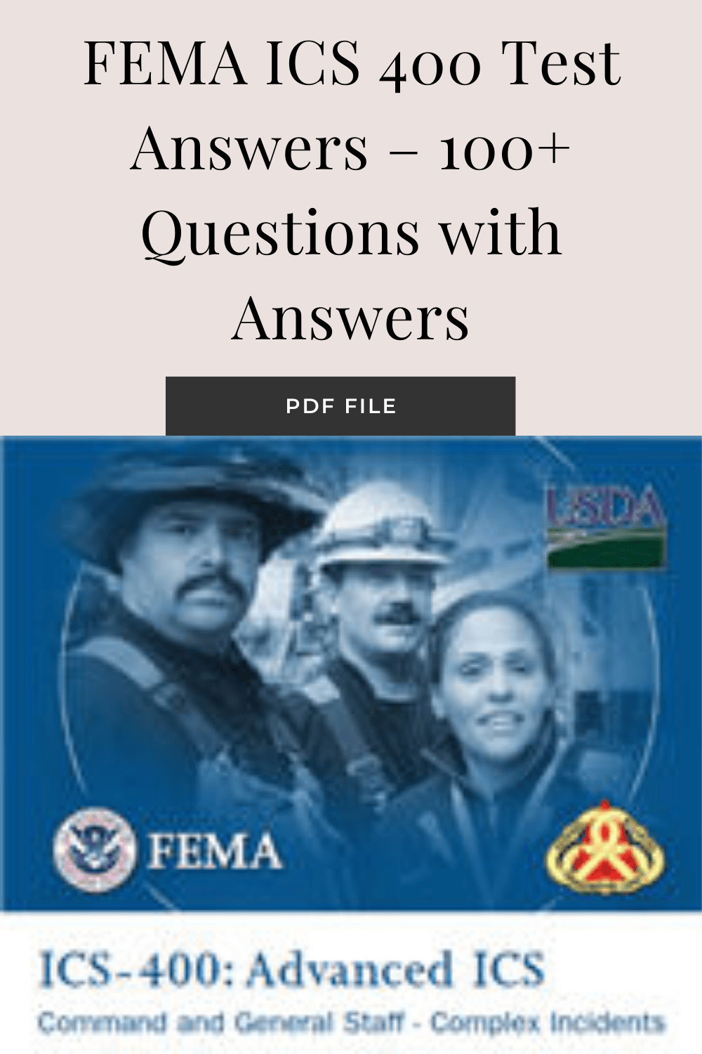 Fema Ics 400 Test Questions And Answers Key Pdf Payhip