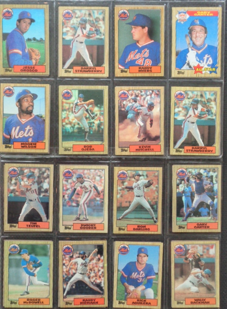 Lot Detail (32) 1987 Topps NY Mets Baseball Cards (1986 WS