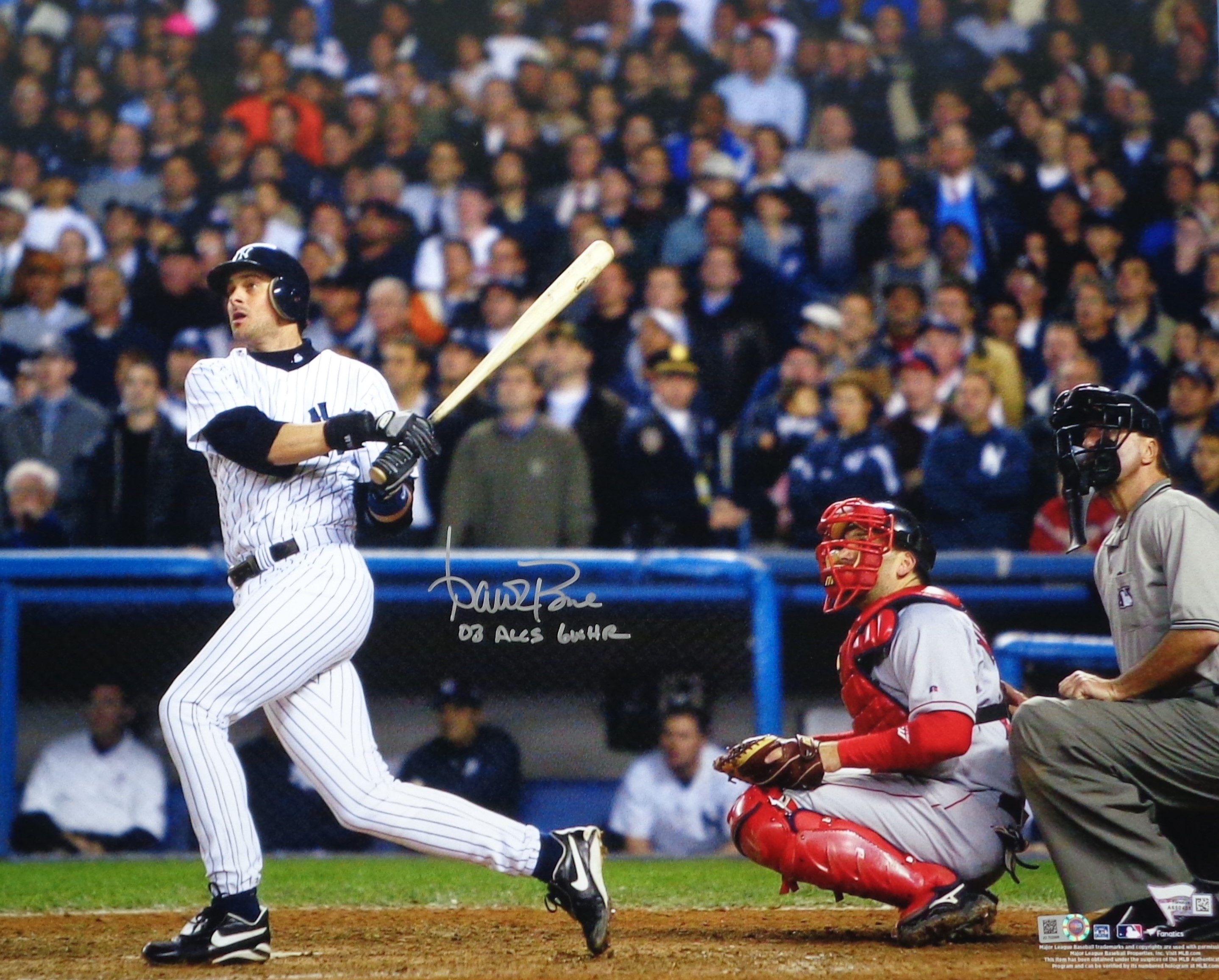 Lot Detail Yankees Mgr Aaron Boone Signed 16x20 (Famous 2003 HR