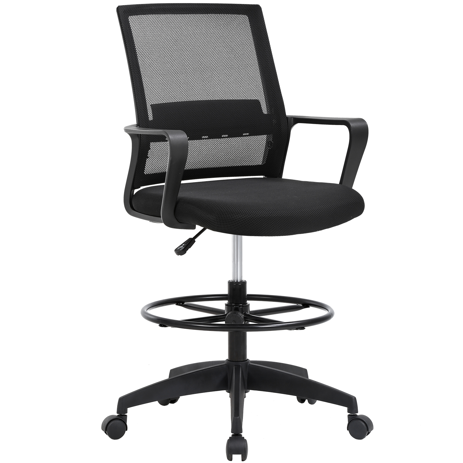 Drafting Chair Tall Office Chair Adjustable Height with Lumbar Support