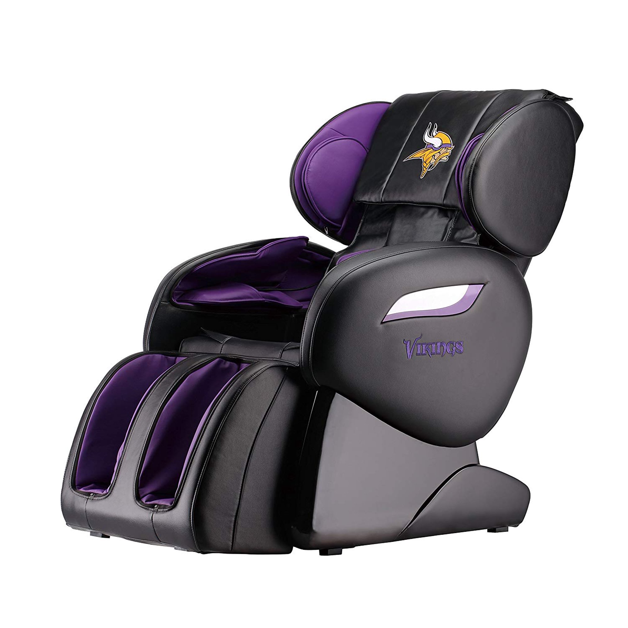 NFL Minnesota Vikings Electric Full Body Shiatsu Massage Chair Foot