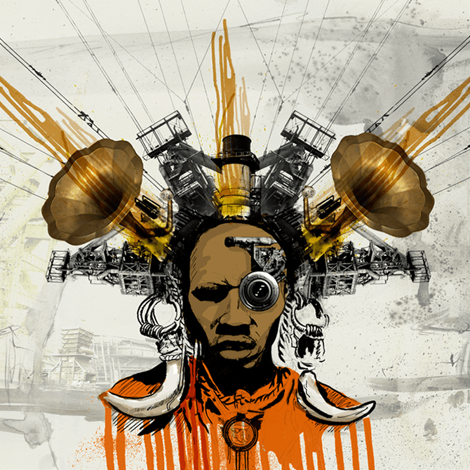 Illustration Gods of Modern Technology Tribe One // motion design
