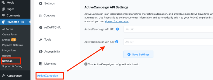 Moonclerk activecampaign integration