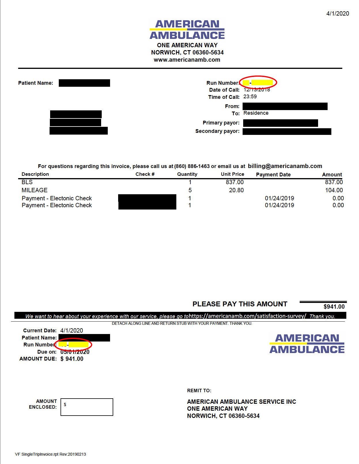 American Ambulance Bill Payment Portal Hartford HealthCare Emergency