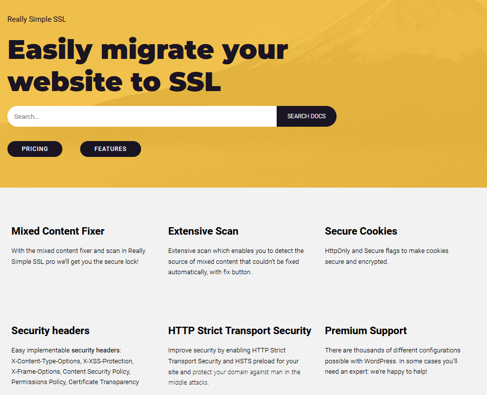 WordPress SSL plugin you’ll love Really Simple SSL WP Full Pay