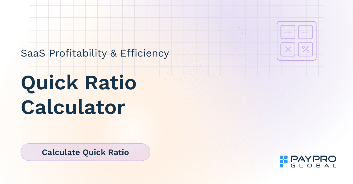 SaaS Quick Ratio Calculator