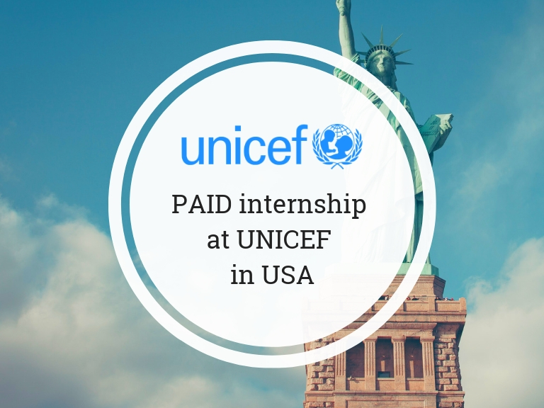 PAID internship at UNICEF in USA Paid Internship News