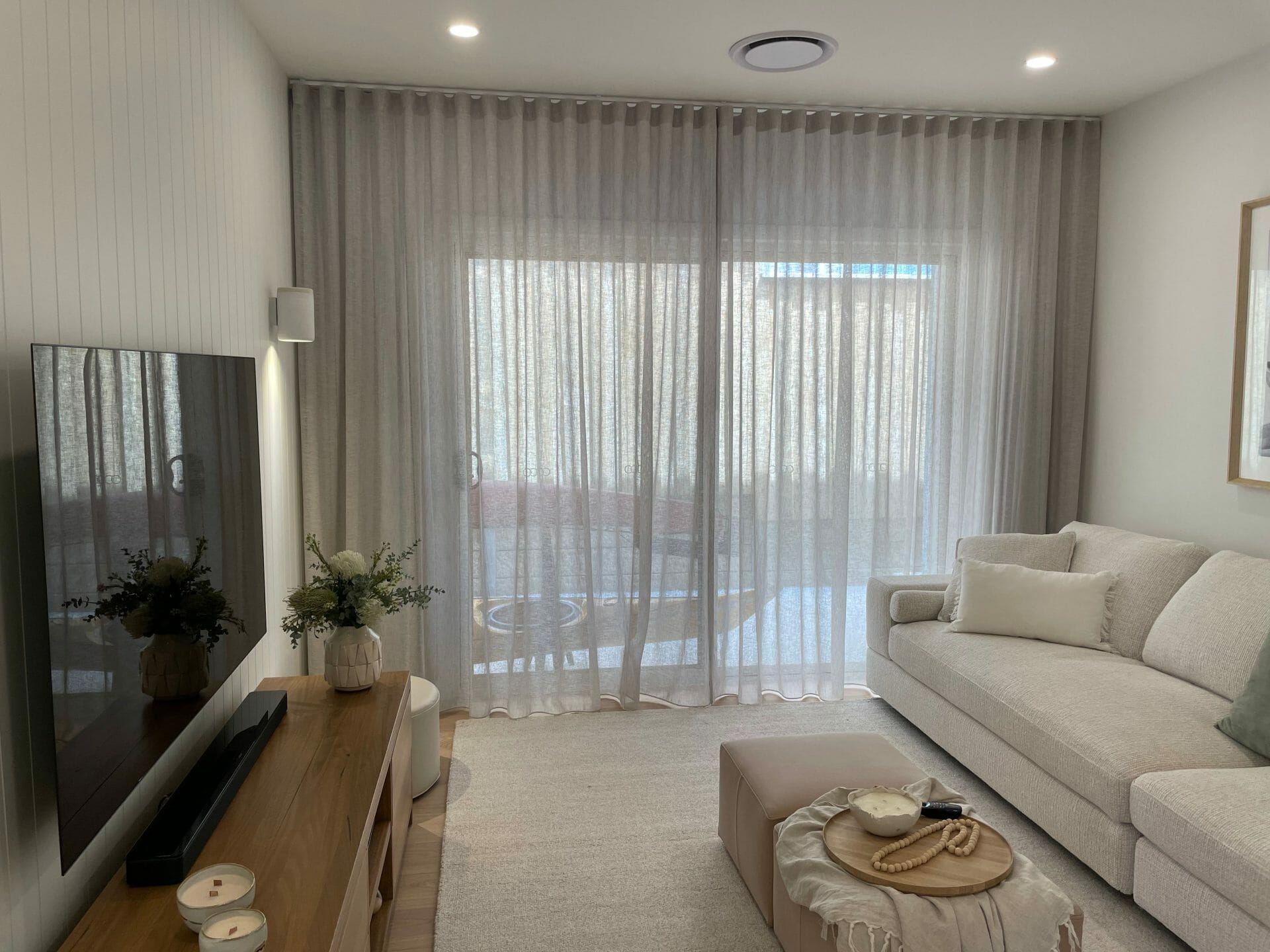 Sheer Curtains Newcastle Pazazz Blinds & Shutters