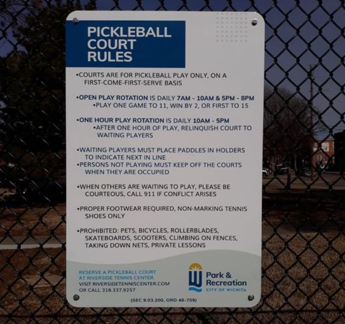 Local Pickleball Courts Official Rules Wichita Pickleball