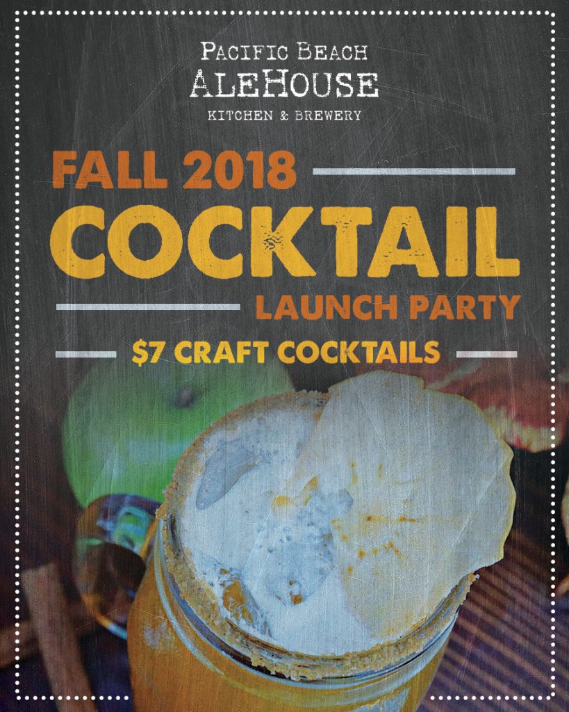 San Diego Pacific Beach Restaurant PB Sports Bar Cocktail Launch