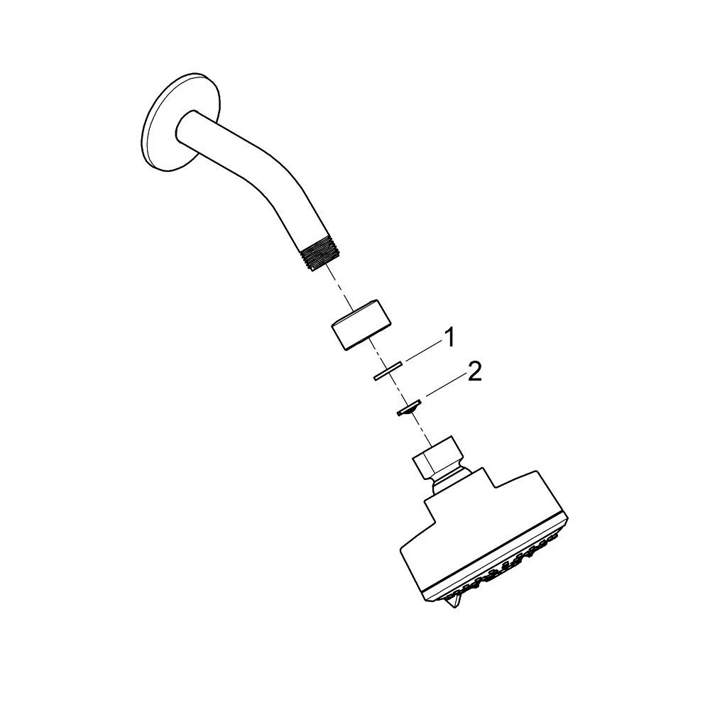 GROHE Tempesta Cosmopolitan 100 Head Shower 3 sprays