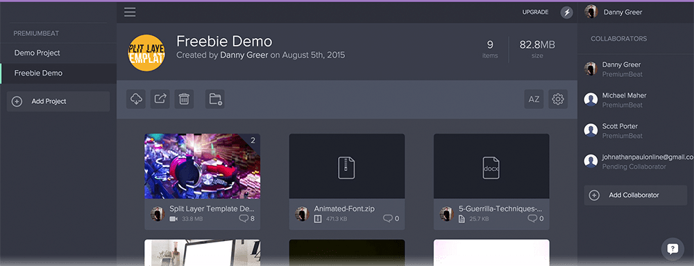 Frameio account settings - studymilo
