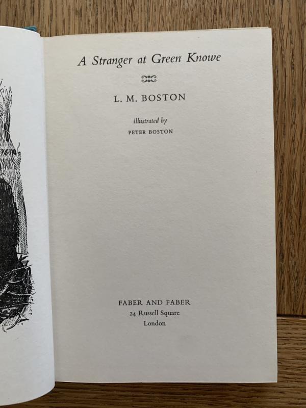 A Stranger At Green Knowe Books PBFA