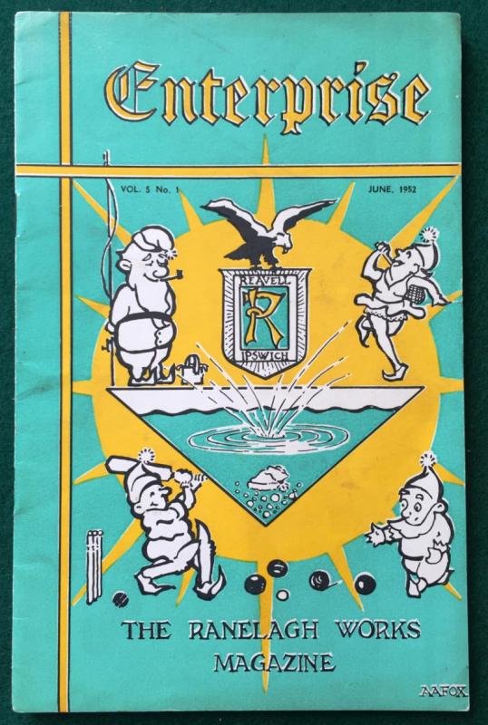 Enterprise. The Ranelagh Works Magazine. 10 issues from 1948 to 1952